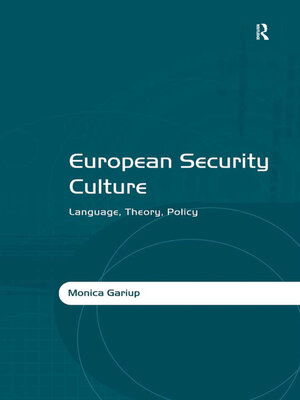 cover image of European Security Culture